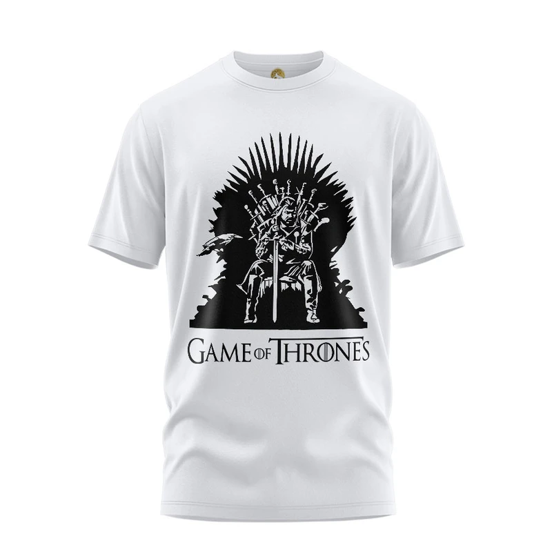 تی شرت آستین کوتاه مردانه هومرو مدل TW488 طرح گیم او ترونز