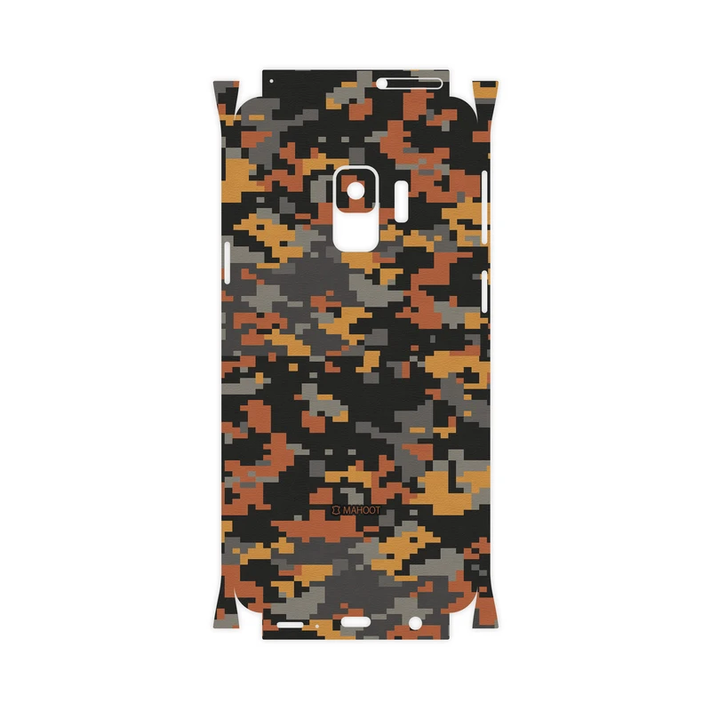 برچسب پوششی ماهوت مدل Army-Autumn-pixel-FullSkin مناسب برای گوشی موبایل سامسونگ Galaxy S9