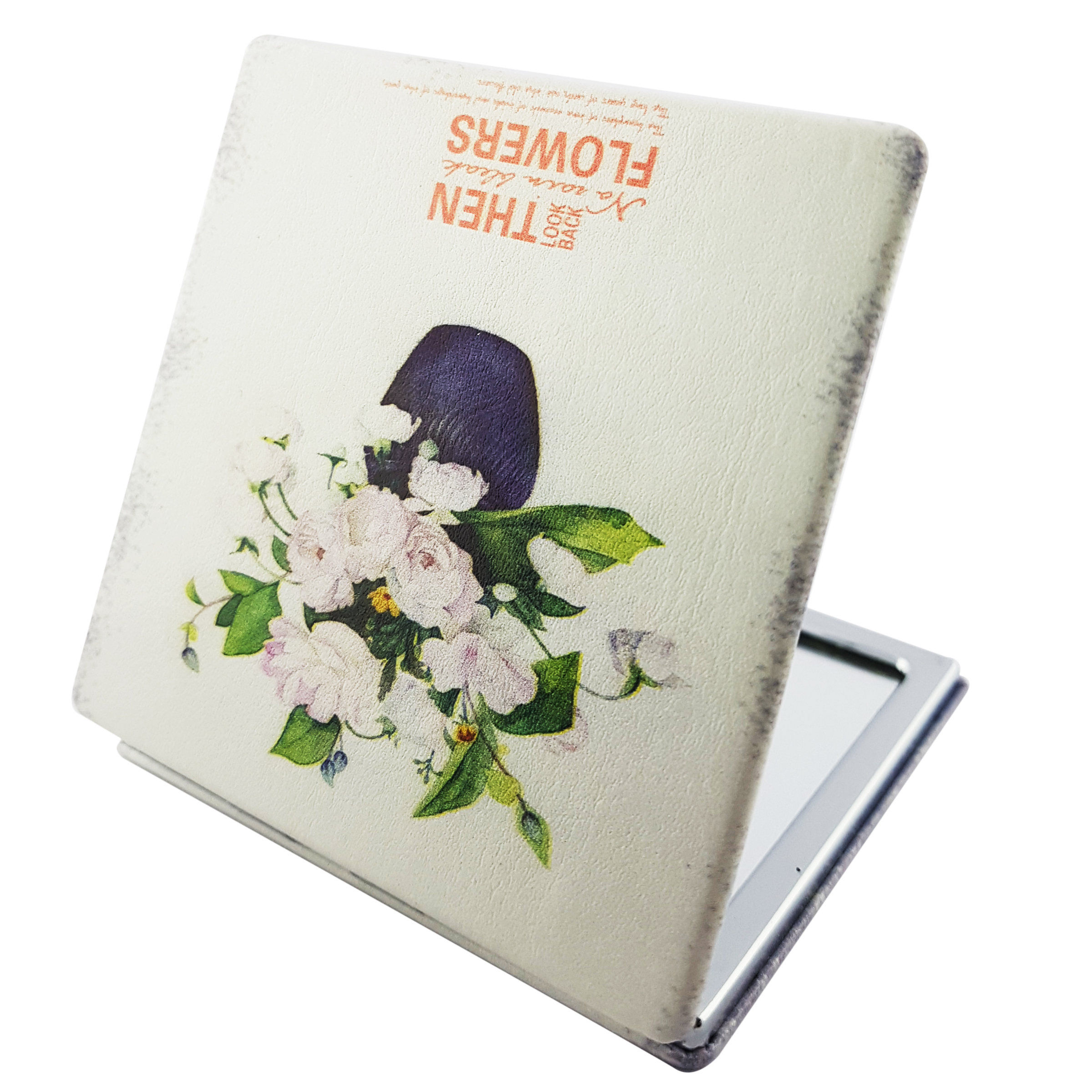 آینه جیبی طرح دسته گل کد Bl-54