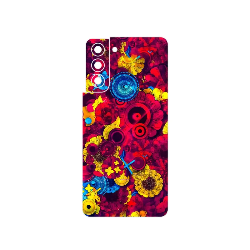 برچسب پوششی ماهوت مدل Vector Flower Garden Digital Art مناسب برای گوشی موبایل سامسونگ Galaxy S21 5G