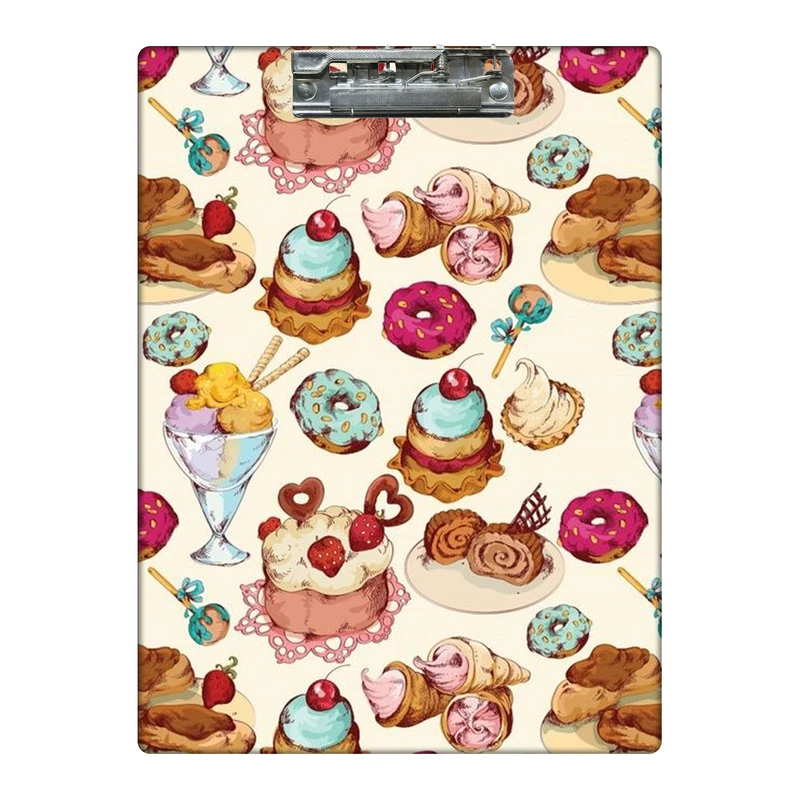 تخته شاسی طرح  کیک و بستنی و دونات کد 6189001 سایز A4