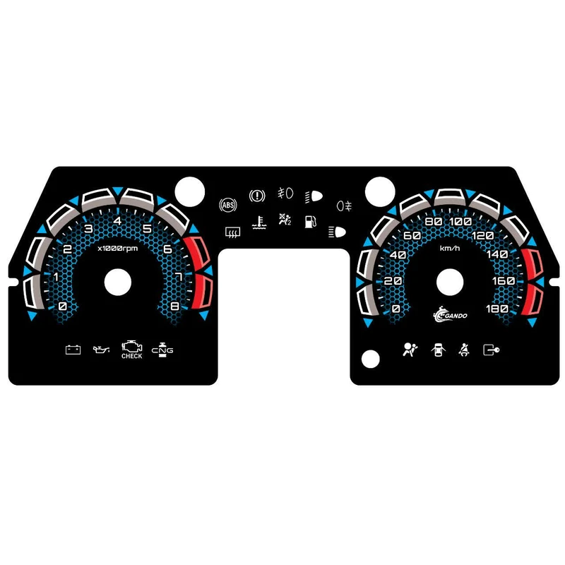 صفحه کیلومتر خودرو گاندو مدل زنبوری مناسب برای پراید