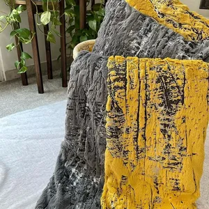 شال مبل مدل پتینه سایز150x100 سانتی متر