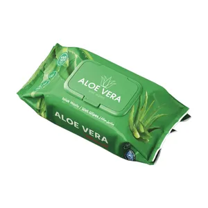 دستمال مرطوب آلوئه‌ورا کد 7 بسته 120 عددی