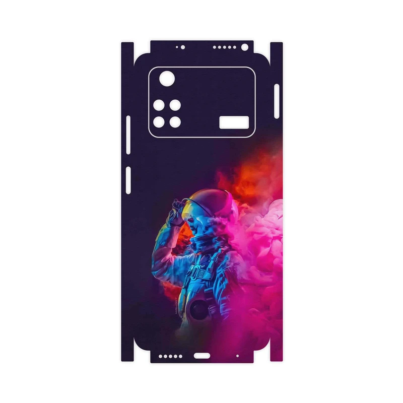 برچسب پوششی ماهوت مدل Smoke Rainbow Digital Art 1-FullSkin مناسب برای گوشی موبایل شیائومی Poco M4 Pro 4G