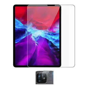  محافظ صفحه نمایش شیشه ای مدل T-P مناسب برای تبلت اپل iPad Pro 11 2021 به همراه محافظ لنز دوربین