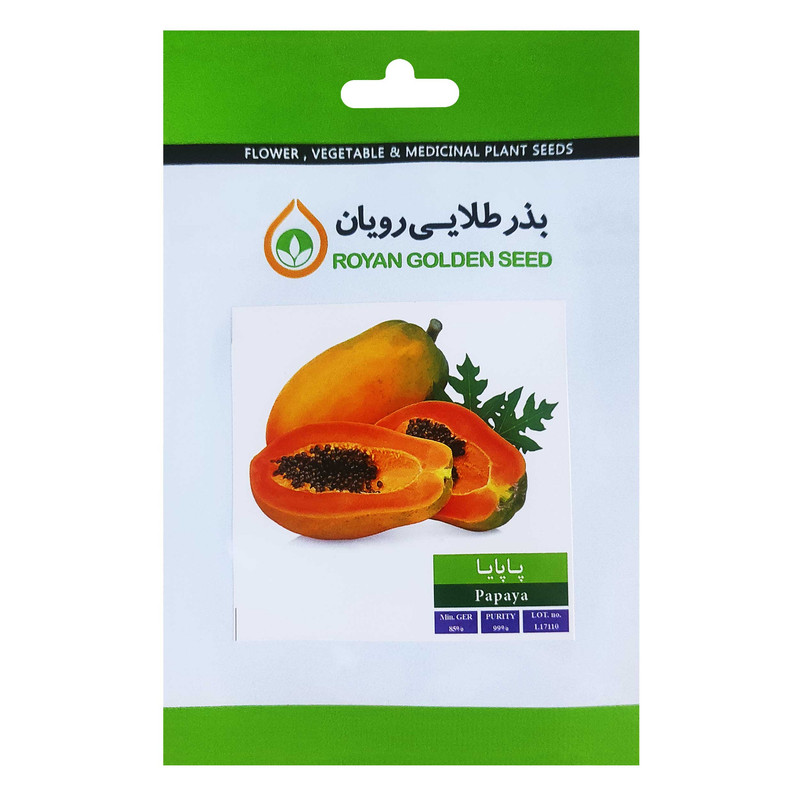 بذر میوه پاپایا بذر طلایی رویان کد BZT-161