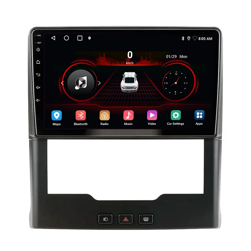 پخش کننده تصویری خودرو کاروین مدل V800 pro مناسب برای پراید 111