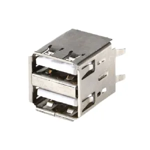 کانکتور USB-A مادگی مدل ایستاده دوبل بسته دو عددی