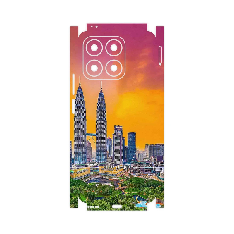 برچسب پوششی ماهوت مدل City of Kuala Lumpur-FullSkin مناسب برای گوشی موبایل آنر X8a