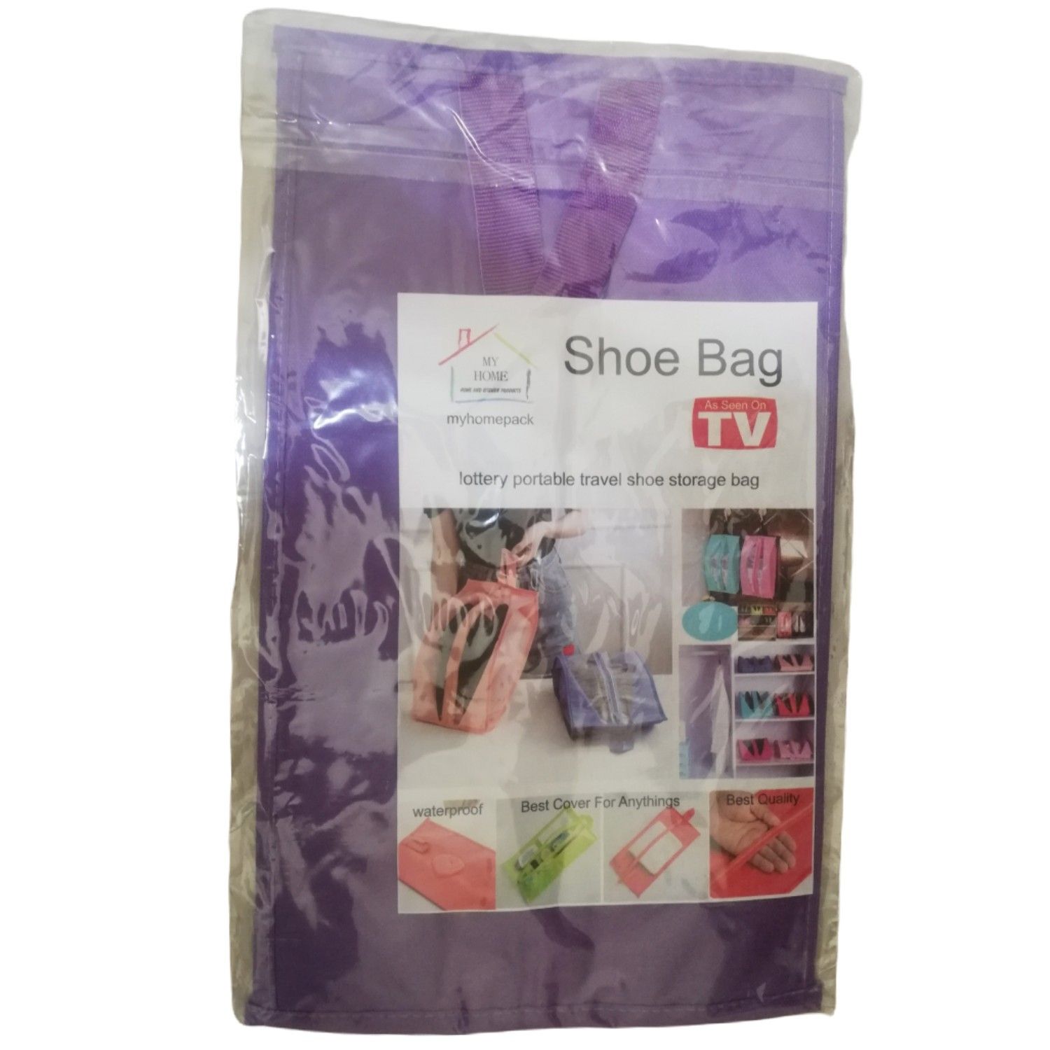 کاور کفش مدل برزنت و سلفون - - 3