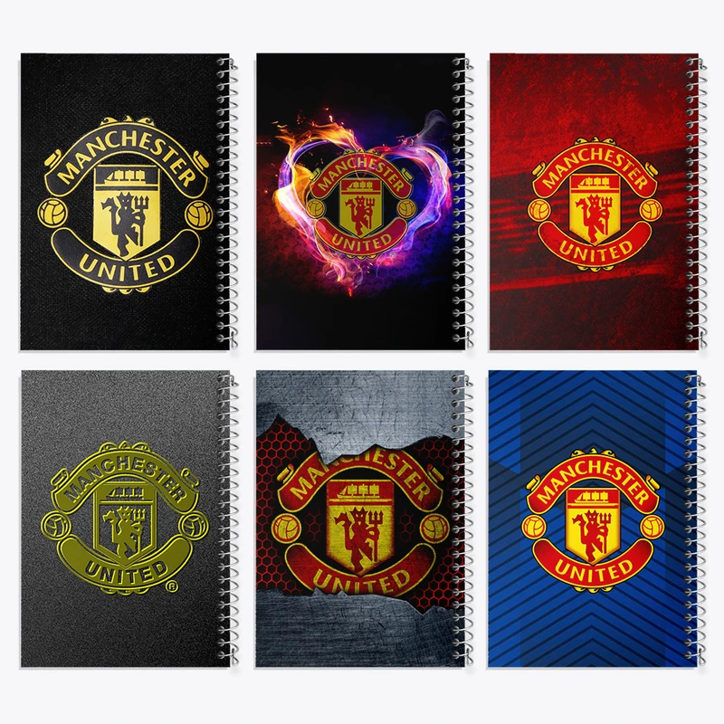 دفتر نقاشی 50 برگ خندالو طرح منچستریونایتد کد 367 مجموعه 6 عددی