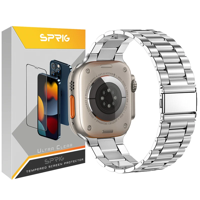 بند اسپریگ مدل 3Bid steal مناسب برای ساعت هوشمند الترا MT8 ULTRA 