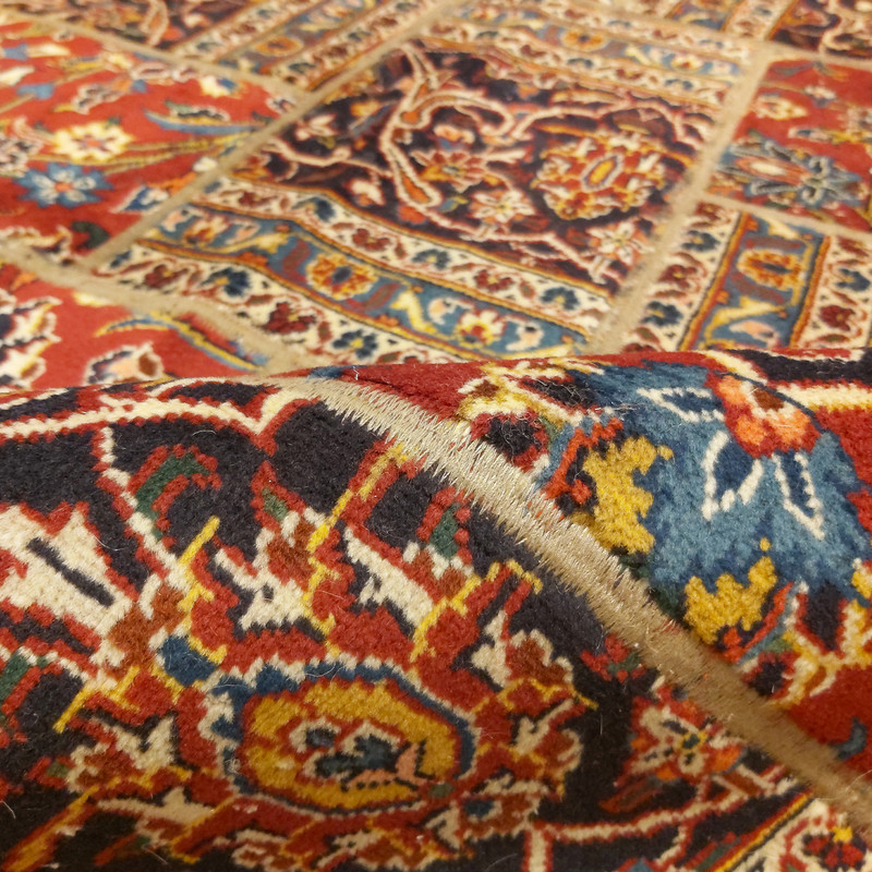 کلاژ فرش دستبافت سه متری مدل چهل تکه کد N.K.P.CO.C51