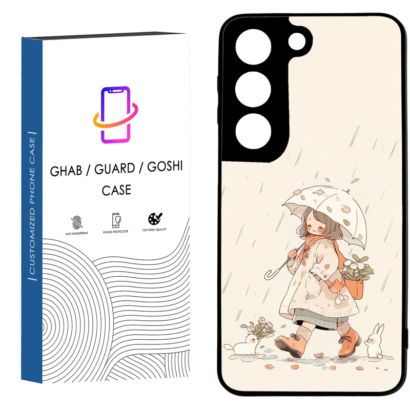 کاور قاب گارد گوشی طرح دخترانه کد 6 - tpu مناسب برای گوشی سامسونگ Galaxy S۲۱ FE