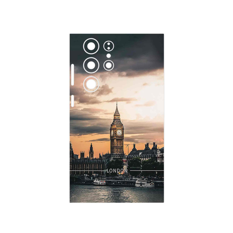برچسب پوششی ماهوت مدل London City مناسب برای گوشی موبایل سامسونگ Galaxy S23 Ultra