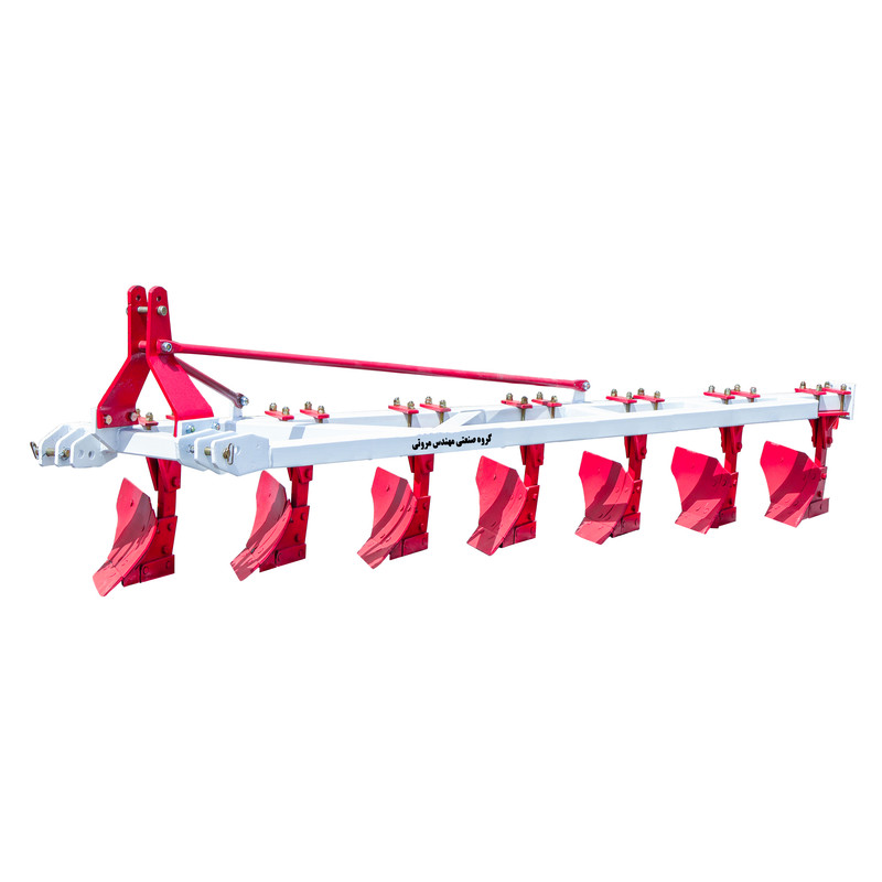 گاوآهن گروه صنعتی مهندس مروتی مدل 7 خیش باغی پایه متغیر