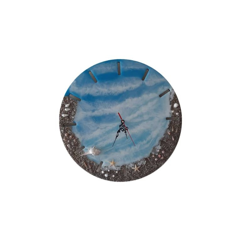ساعت دیواری طرح دریا مدل 102