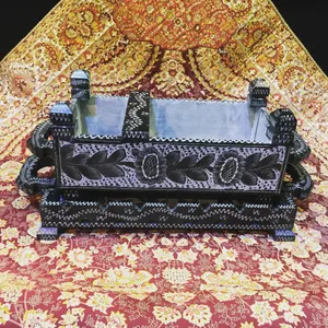 سینی و منقل سنگی طرح خشتی