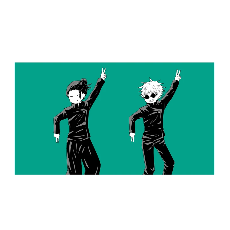 استیکر لپ تاپ و موبایل مدل انیمه طرح جوجوتسو کایسن سوگورو گتو jujutsu kaisen suguru geto کد 698