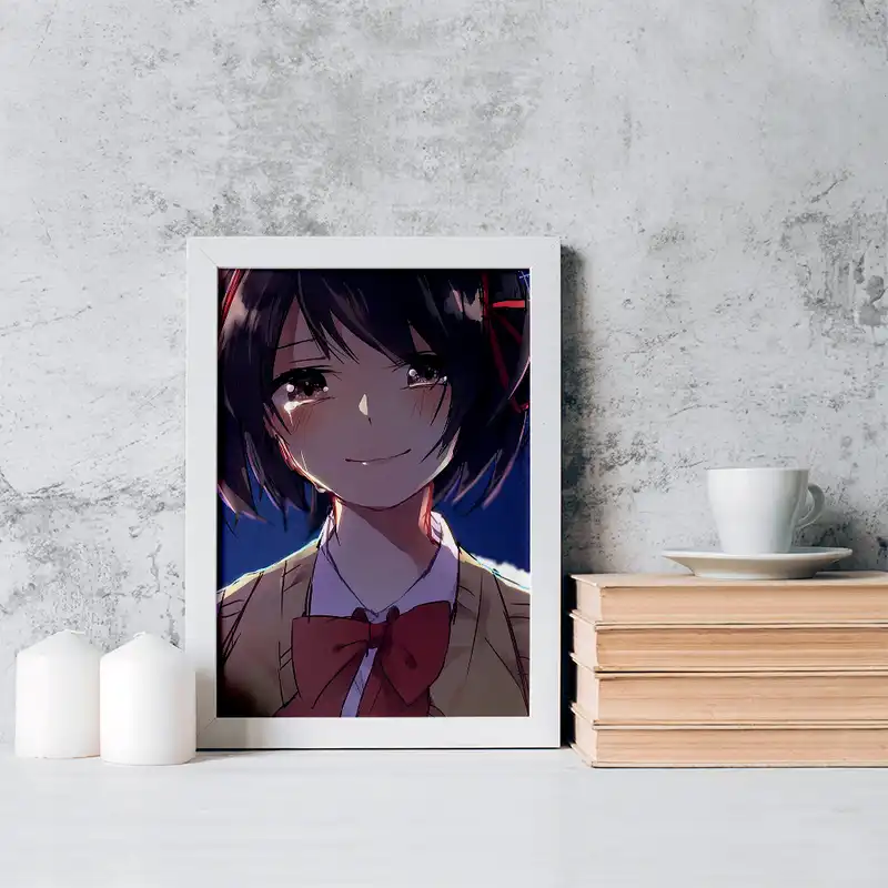 تابلو خندالو مدل میتسویا میامیزو انیمه یورنیم نام تو کد 16269