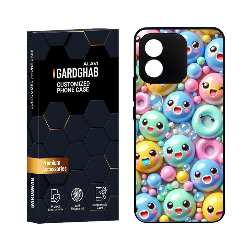 کاور گارد قاب علوی مدل دورژله کارتنی و انیمه مناسب برای گوشی موبایل آنر X5 4G 2023