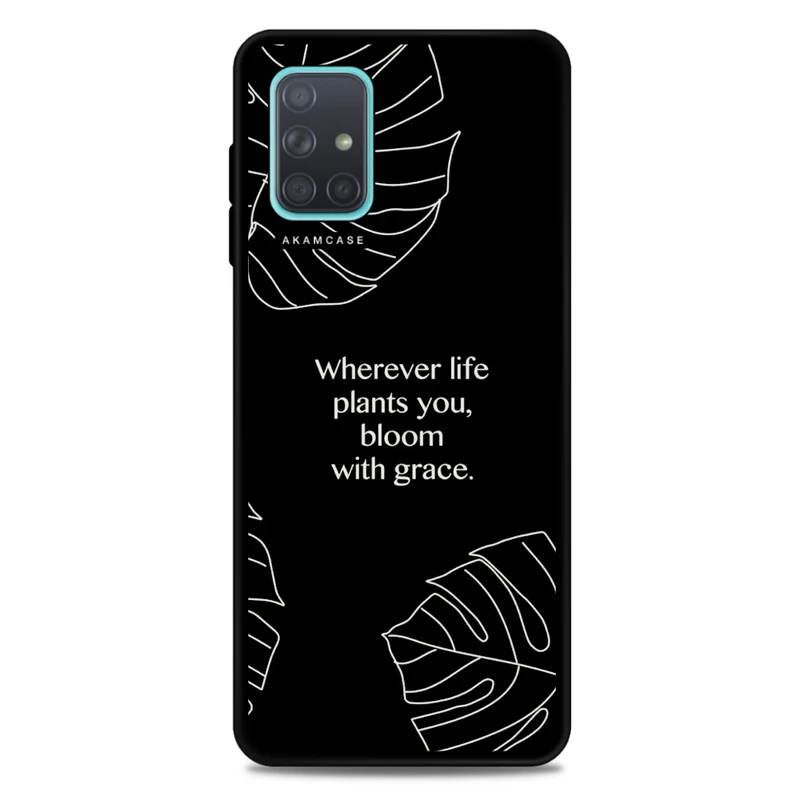 کاور آکام مدل AMC-WSGA71-QOUTES8 مناسب برای گوشی موبایل سامسونگ Galaxy A71