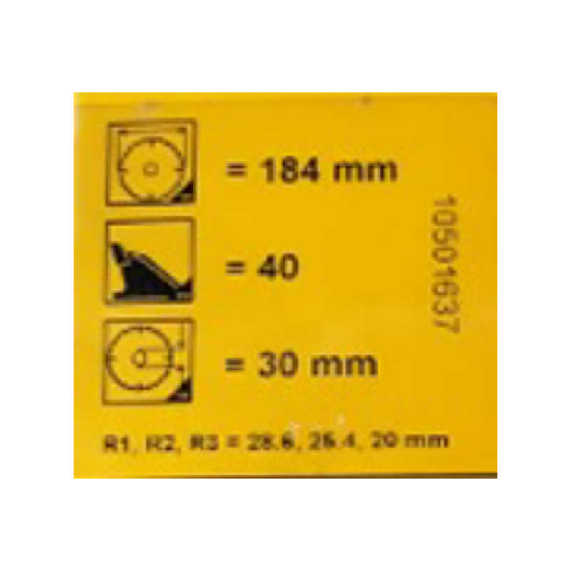 تیغه اره دیسکی نجاری اروین مدل 1637 سایز 184 میلیمتر