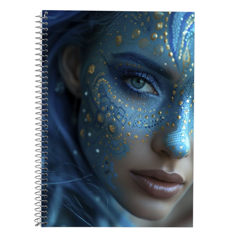 دفتر زبان 50 برگ مدوپد مدل سه خط طرح دختر کد DF14360