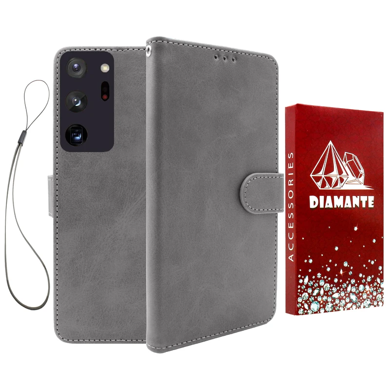 کیف کلاسوری دیامانته مدل Chanta Rd مناسب برای گوشی موبایل سامسونگ Galaxy Note 20 Ultra به همراه بندآویز