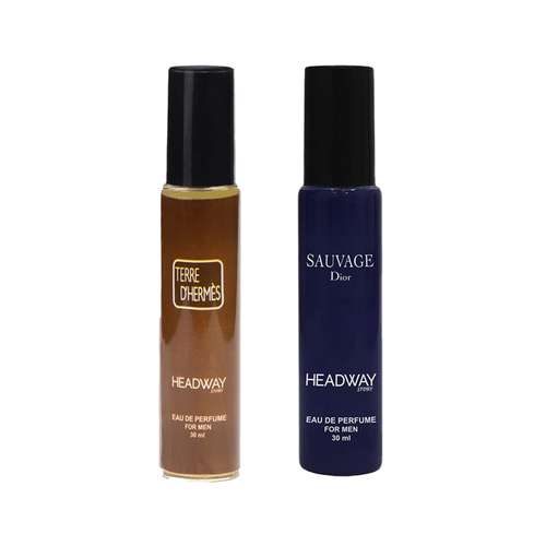 عطر جیبی مردانه هدوی استوری مدل تق هرمس و دیور ساواج حجم 30 میلی لیتر مجموعه 2 عددی