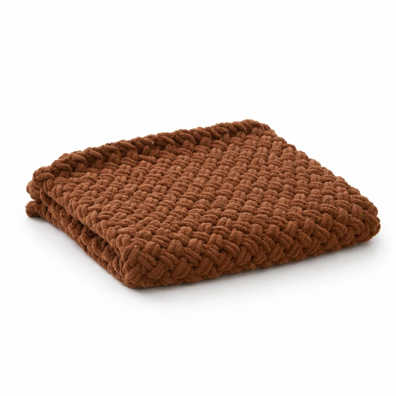 پتو نوزاد طرح بافت پافی مدل نیلو