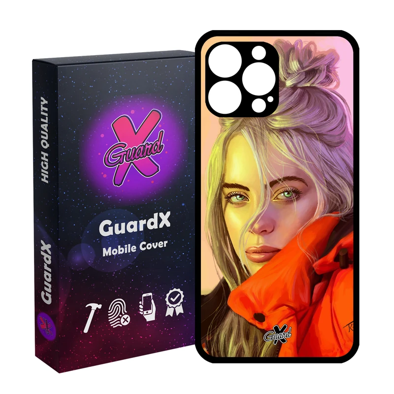 کاور گارد ایکس طرح Billie Eilish مدل Glass10217 مناسب برای گوشی موبایل اپل iPhone 14 Pro Max