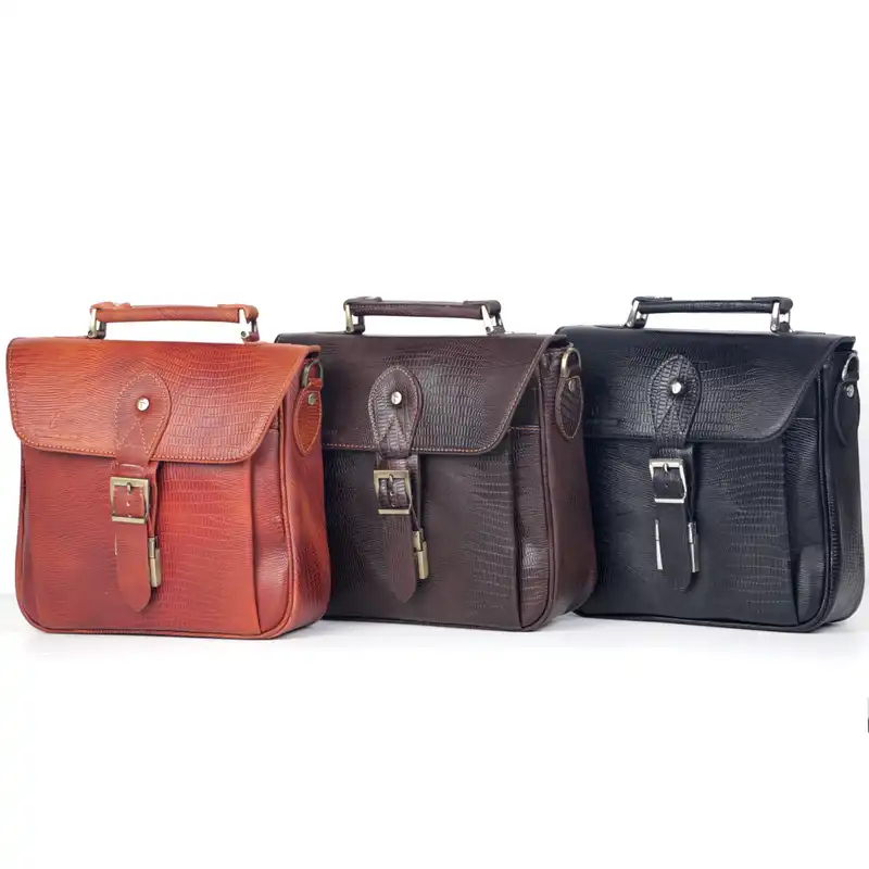 کیف رودوشی چرم بارز مدل DG32.LIZARD