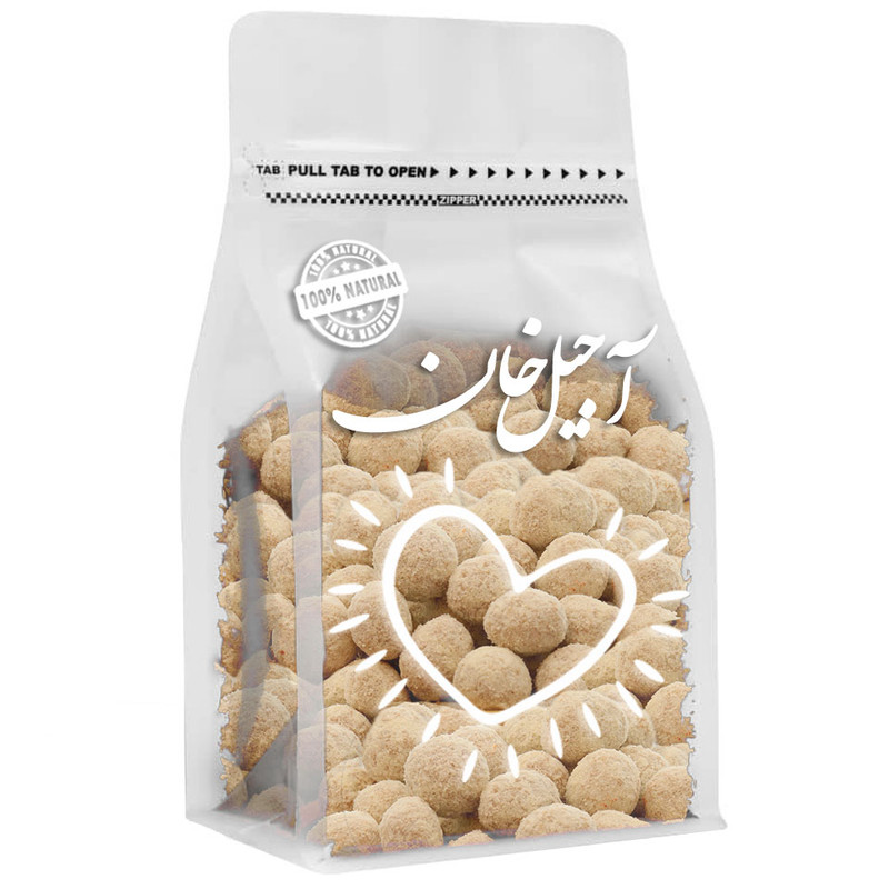 بادام زمینی روکشدار پنیری آجیل خان - 200 گرم