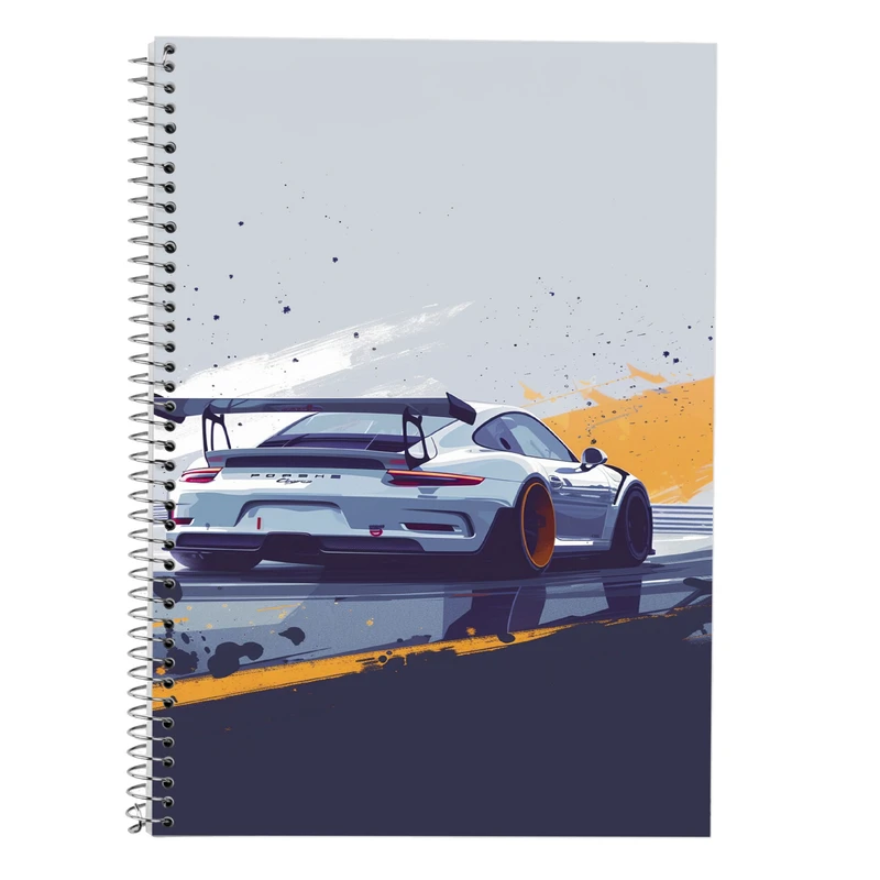 دفتر زبان 50 برگ مدوپد مدل سه خط طرح need for speed کد DF13625