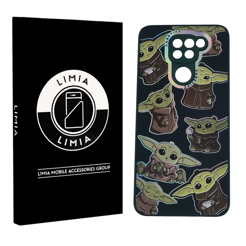کاور لیمیا مدل فانتزی لنزدار طرح عروسکی شبرنگی مناسب برای گوشی موبایل شیائومی Redmi Note 9