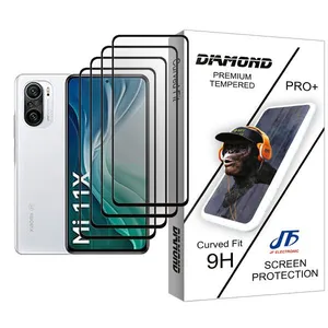 JF Diamond Glass MIX004 Screen Protector For Xiaomi Mi 11X Pack Of 4