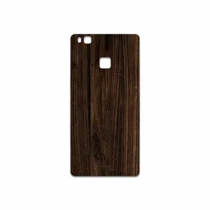 MAHOOT Dark Walnut Wood Cover Sticker for Huawei P9 Lite