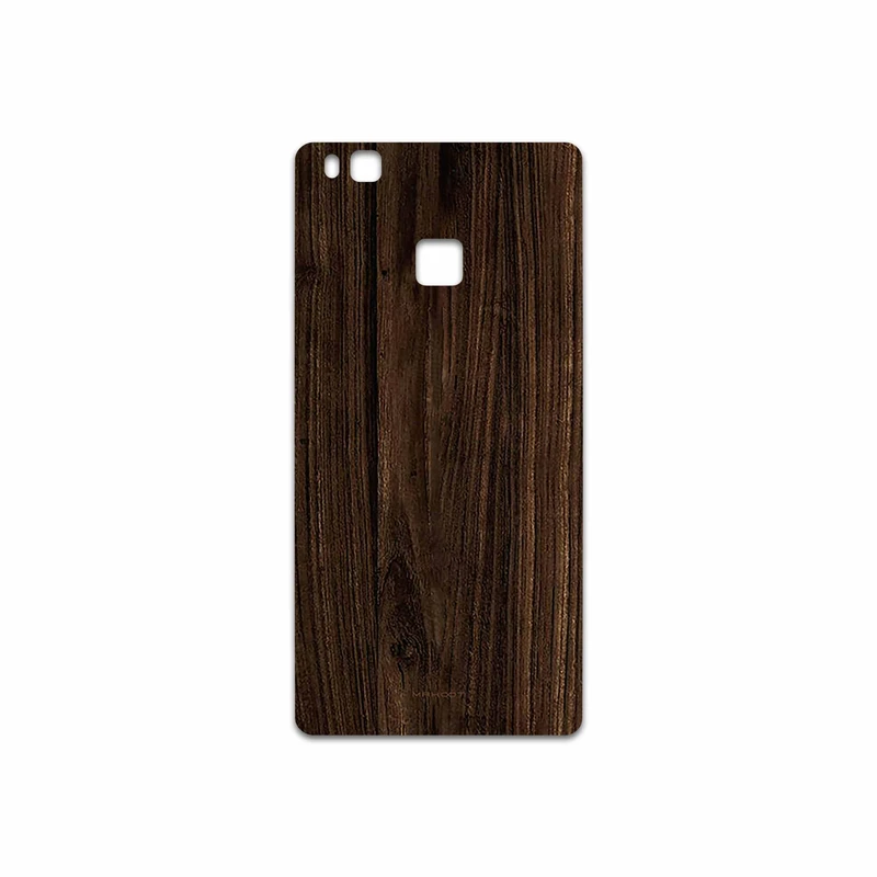 برچسب پوششی ماهوت مدل Dark Walnut Wood مناسب برای گوشی موبایل هوآوی P9 Lite