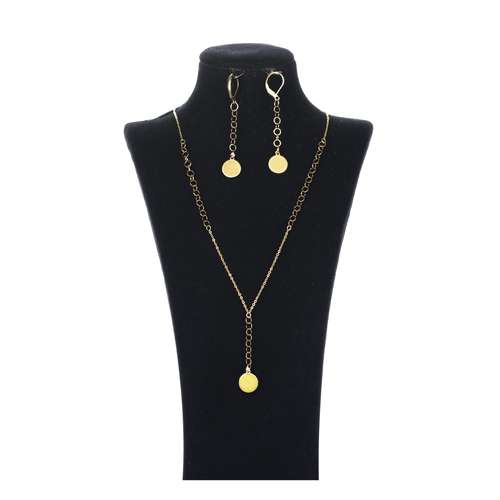 نیم ست طلا 18 عیار زنانه مدل ES1