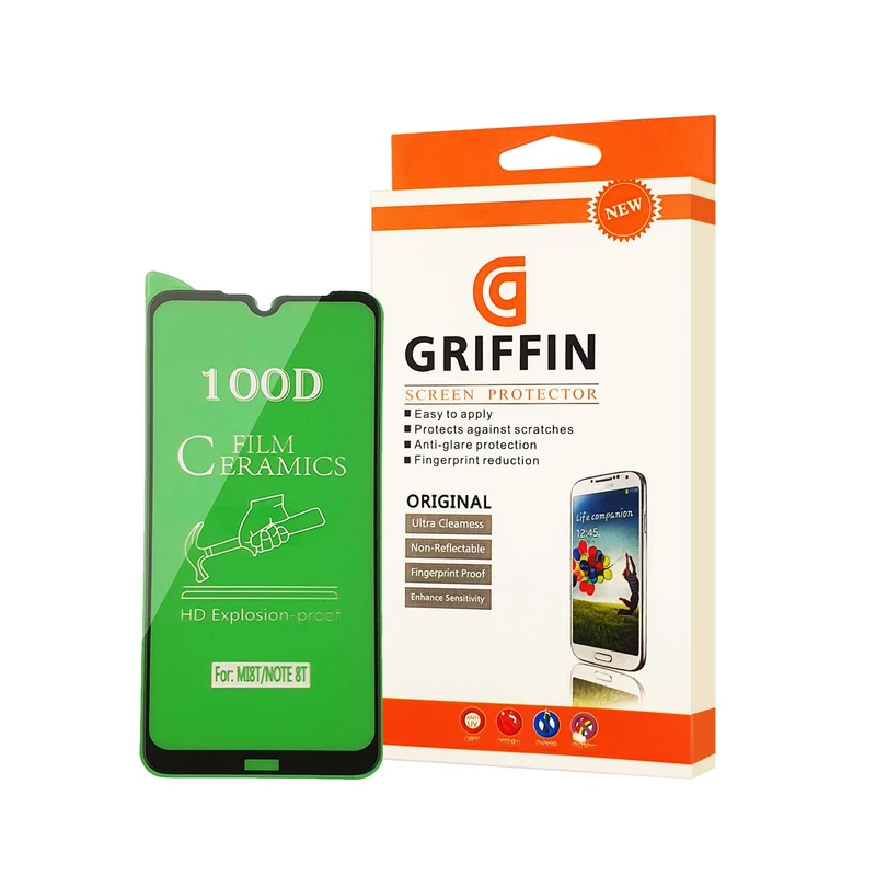 محافظ صفحه نمایش سرامیکی گریفین مدل FLCRG GN st مناسب برای گوشی موبایل شیائومی Redmi Note 8T