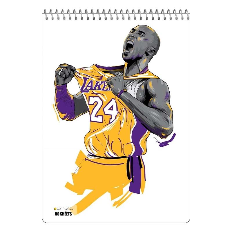 دفتر نقاشی 50 برگ سیمی کارنیکا طرح لیکرز Lakers کد 47885