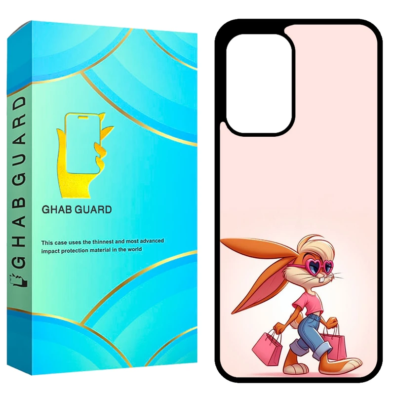 کاور قاب گارد طرح خرگوش مدل GCHPA33 مناسب برای گوشی موبایل سامسونگ Galaxy A33 5G