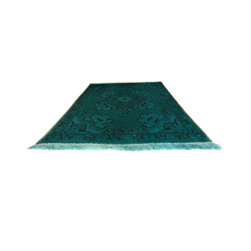 فرش دستبافت رنگ شده نیم متری مدل وینتج کد 4101114