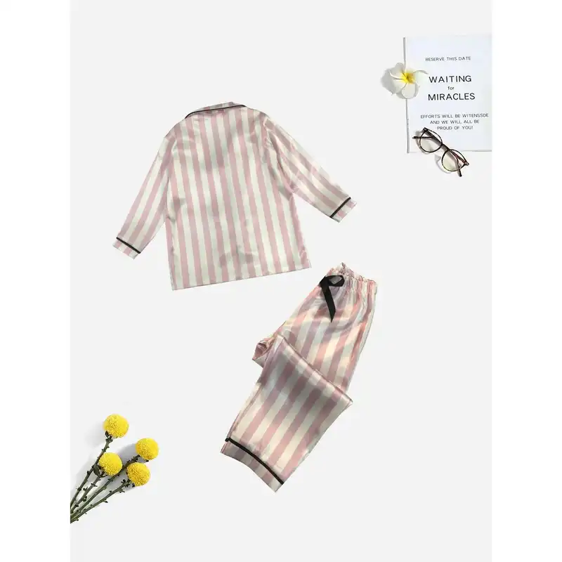 ست شومیز و شلوار بچگانه تویین مدل T-220-13