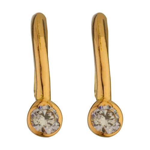 گوشواره طلا 18 عیار زنانه پرسته مدل we716