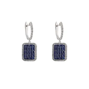 گوشواره طلا 18 عیار زنانه مدل 14661