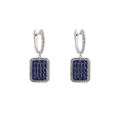 گوشواره طلا 18 عیار زنانه مدل 14661