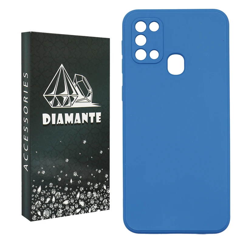 کاور دیامانته مدل Silick Navy مناسب برای گوشی موبایل سامسونگ Galaxy M31